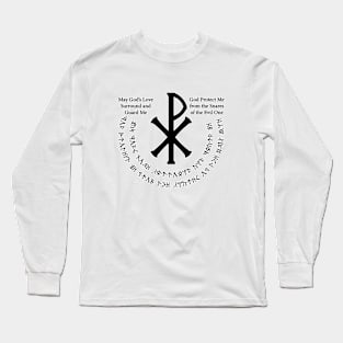 May God's Love Surround and Guard Me Long Sleeve T-Shirt